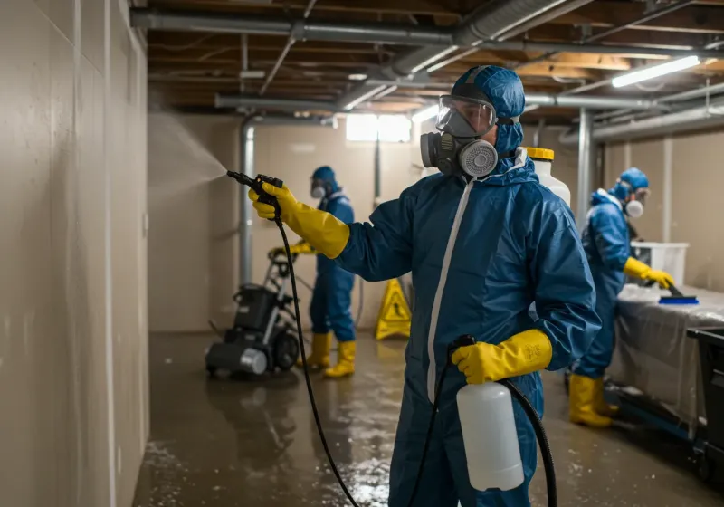 Basement Sanitization and Antimicrobial Treatment process in Northfield, MN